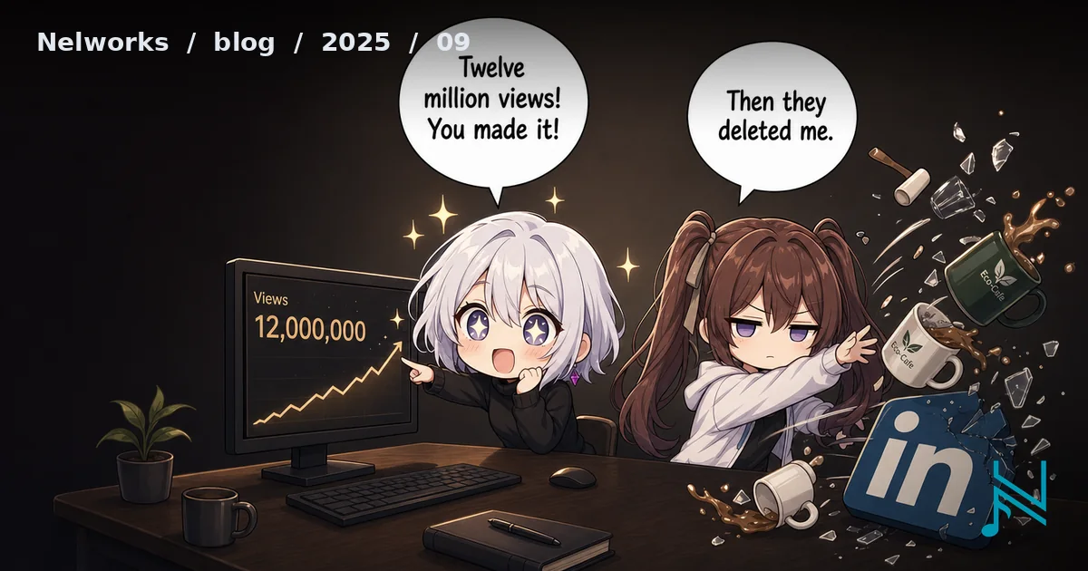 I got 12M views, then got permabanned